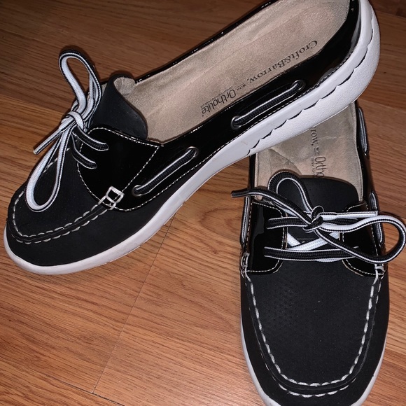 Croft Barrow Slip On Boat Shoes Flats 
